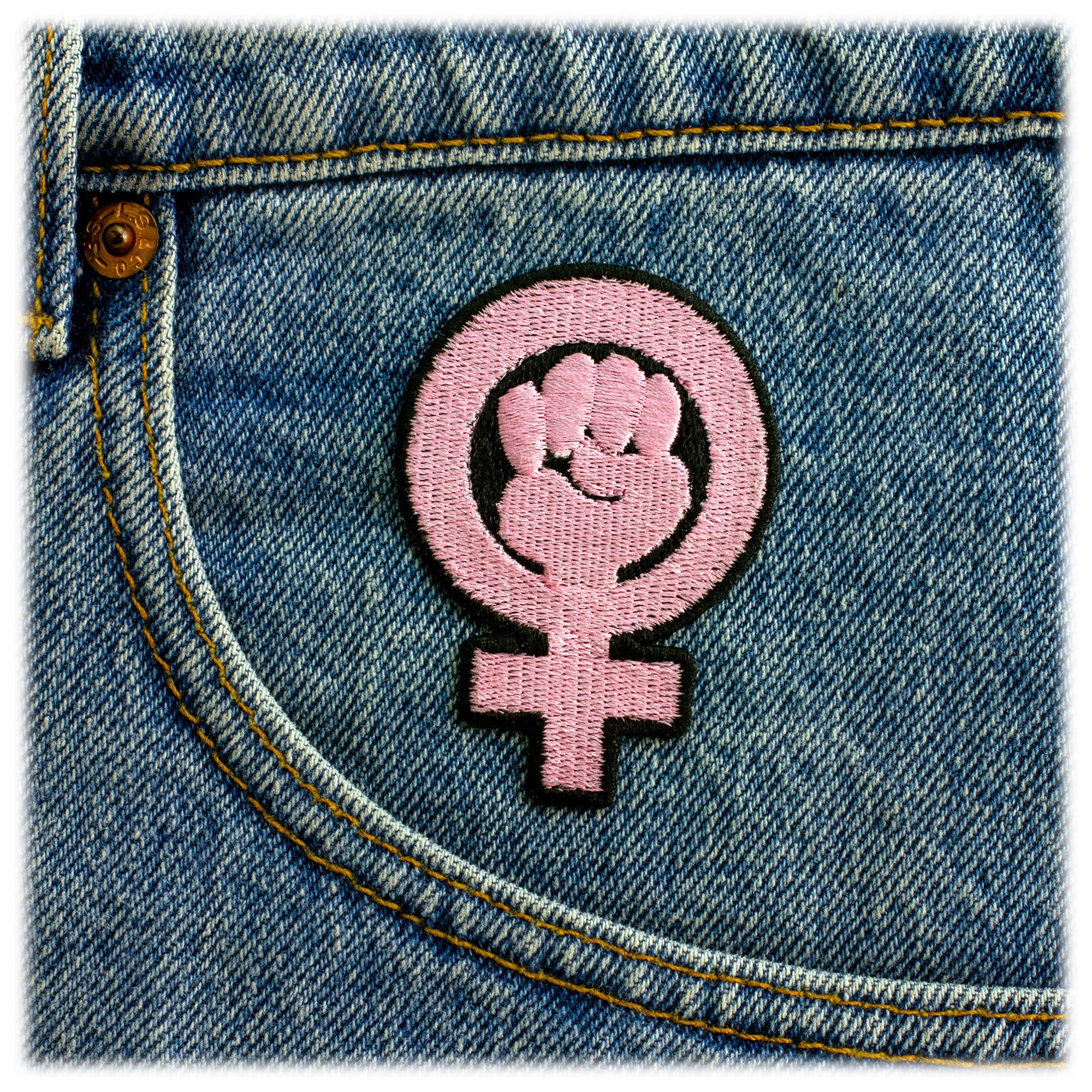Feminist Symbol ron-on Patch by Hungry Knife