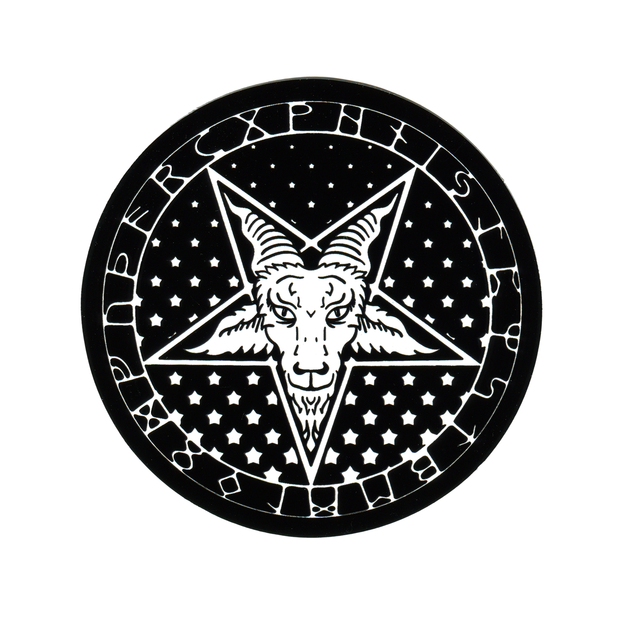 Baphomet Pentagram sticker by Hungry Knife